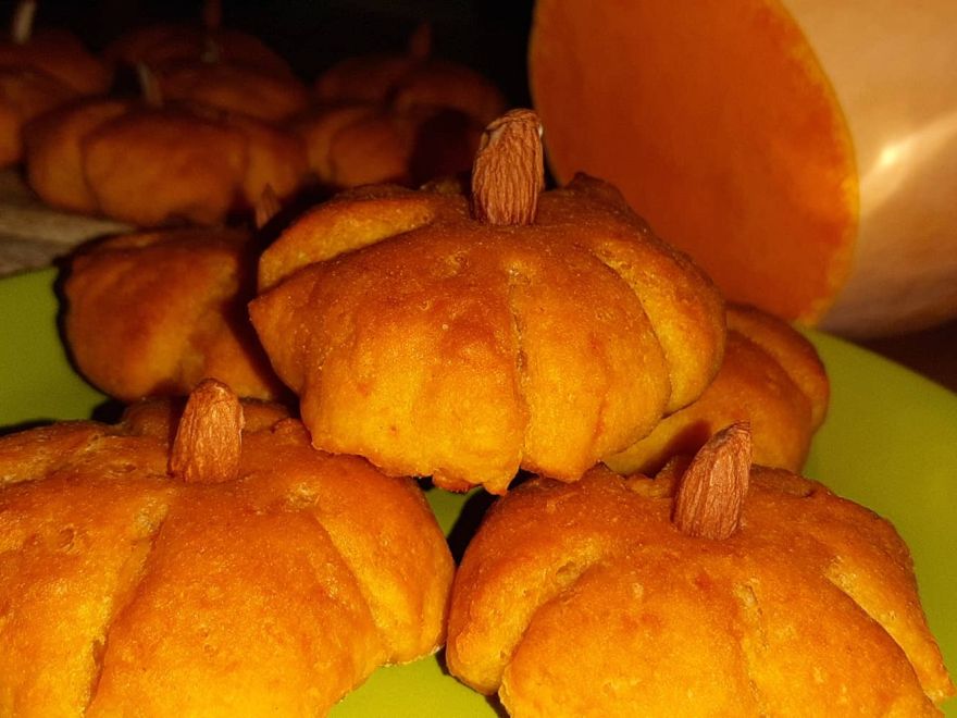 Bezlepkové tvarohové tekvičky