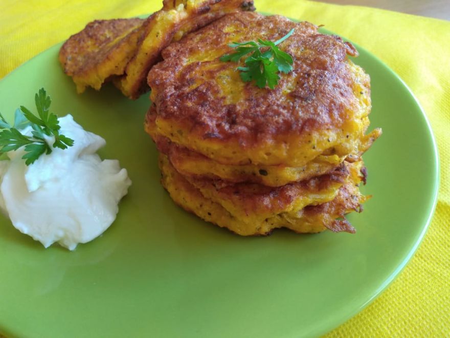 Bezlepkové dýňové placky