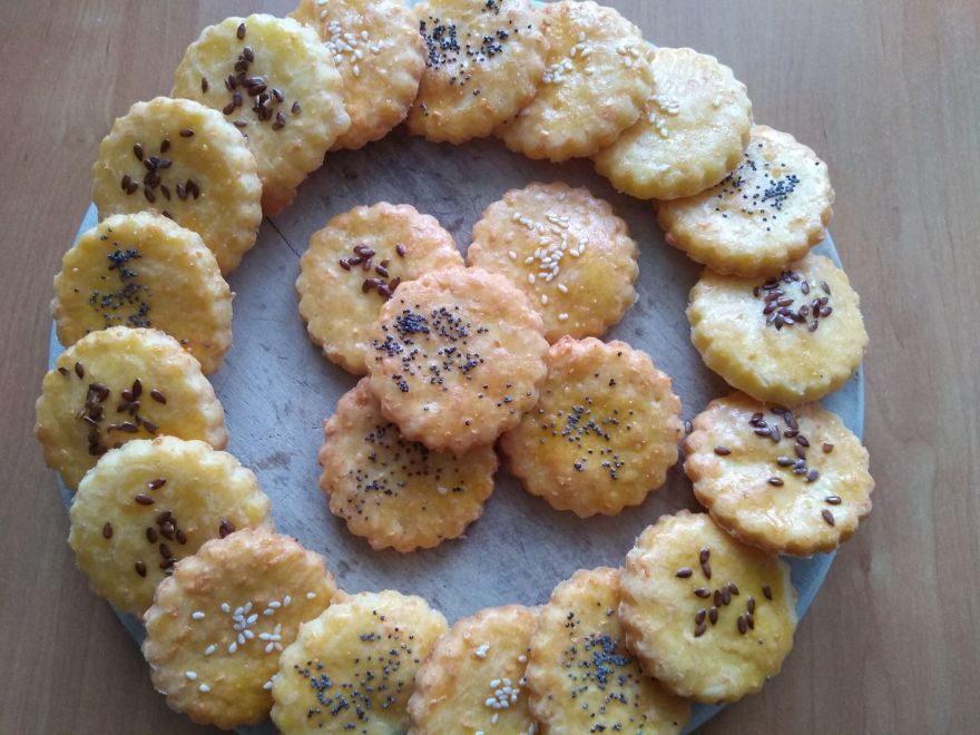 Bezlepkové syrové sušienky