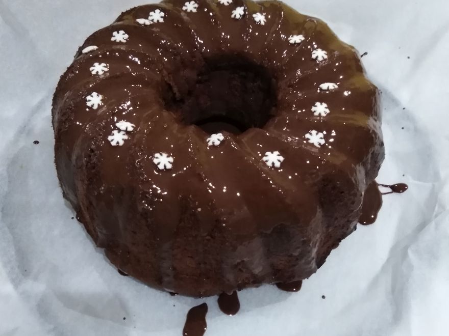 Gluténmentes bögre banántorta