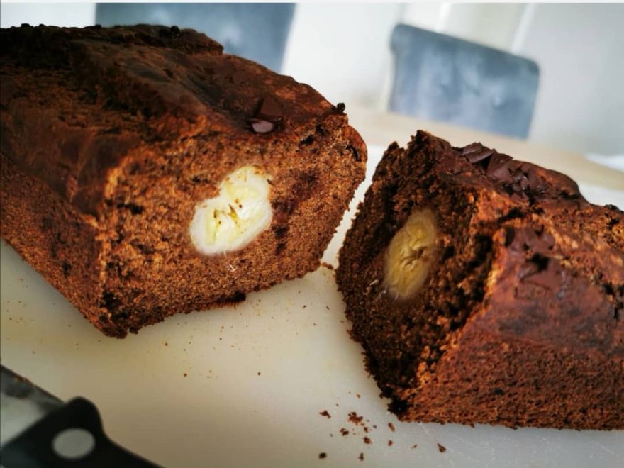 Bezlepkový banánový chléb