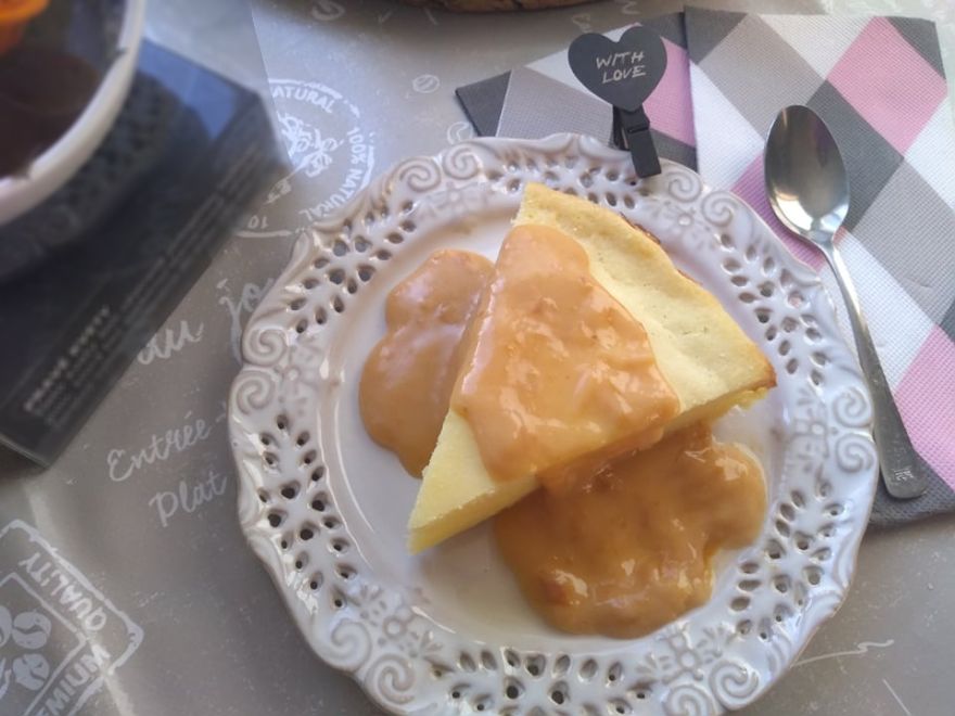 Bezlepkový tvarohový nákyp s marhuľovou omáčkou