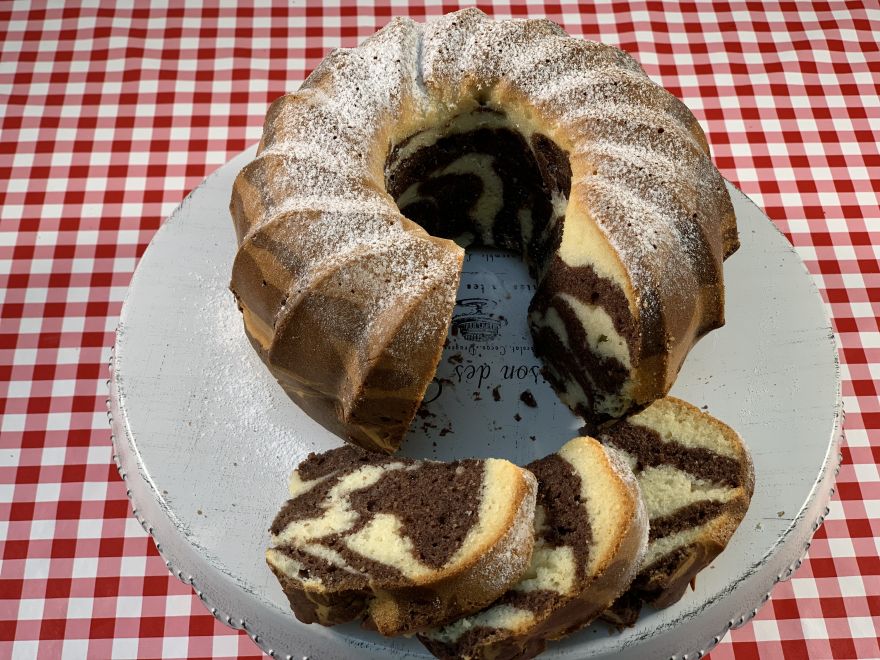 Glutenfreier Marmorbecher-Kuchen