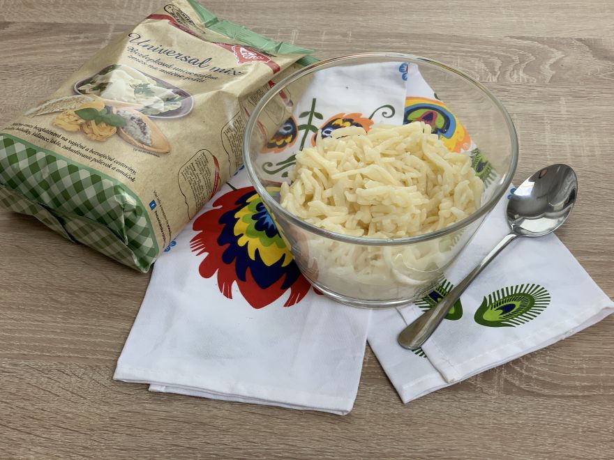 Gluten-free pasta without eggs