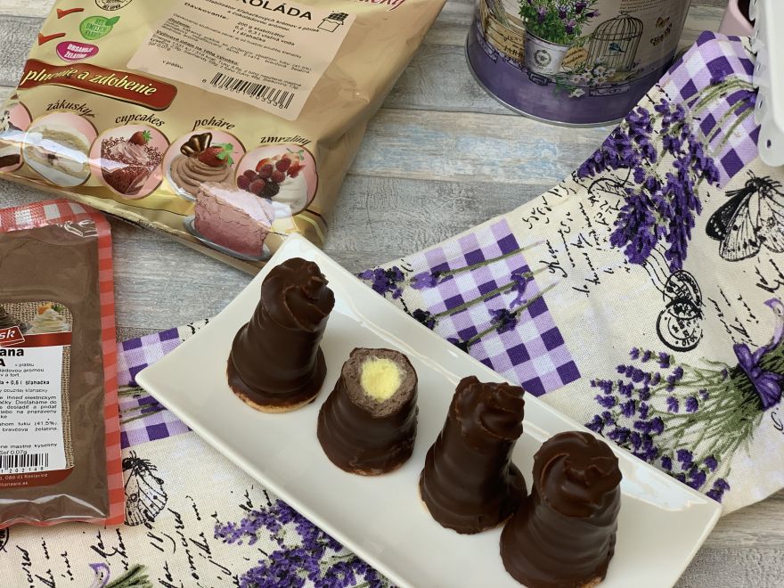 Bezlepkové likérové špice jako z cukrárny (ze ztužovačů šlehačky Liana)