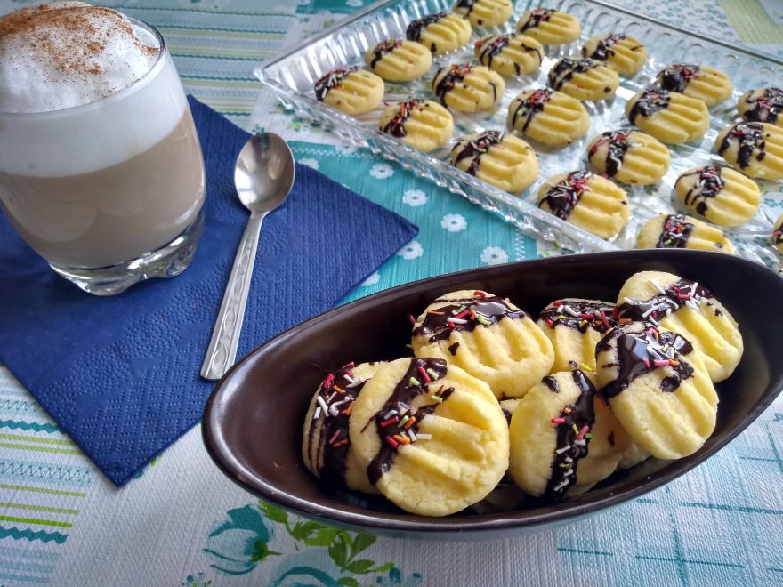 Glutenfreie Puddingkekse