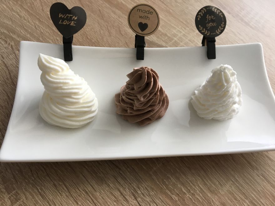 Pariser, Zitronen- und Orangenschlagsahne