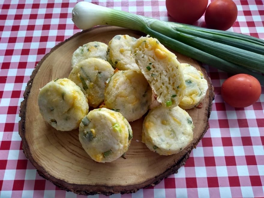 Bezlepkové piknikové buchtičky