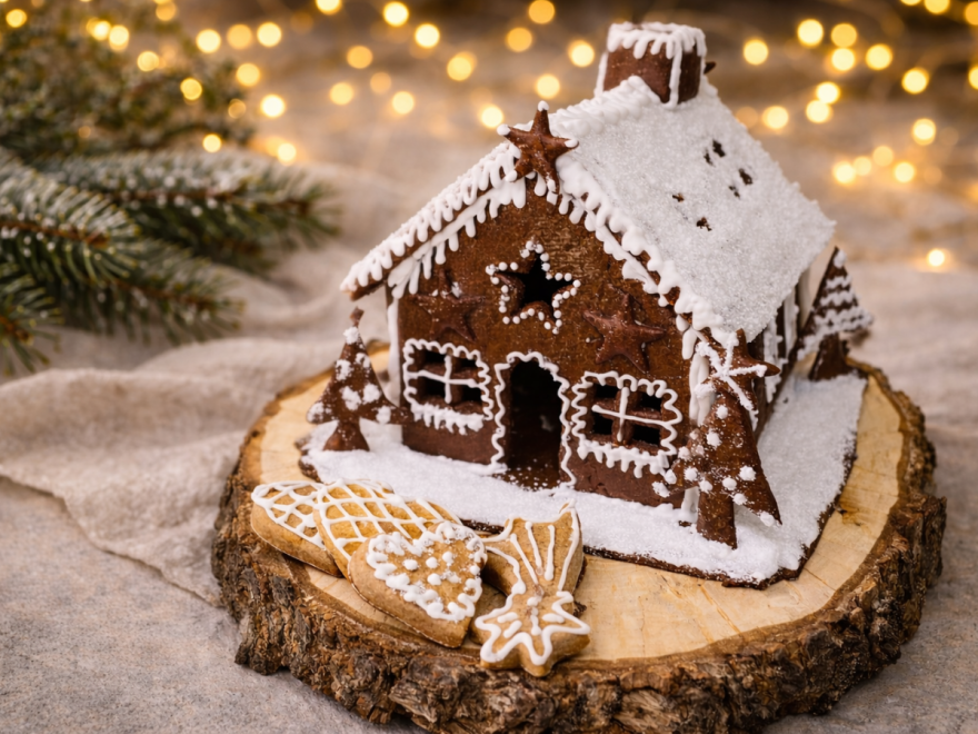 Bezlepkový perník domek