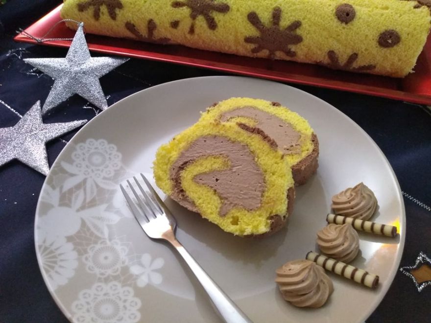 Bezlepková kávová roláda