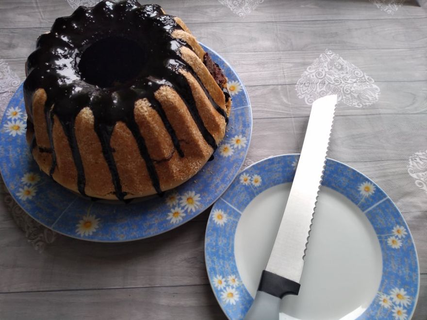 Gluténmentes torta Nutellával