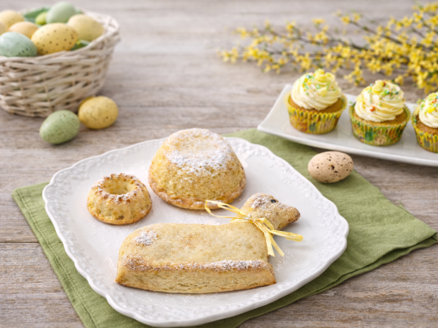 Hrnčekový bezlepkový veľkonočný baranček