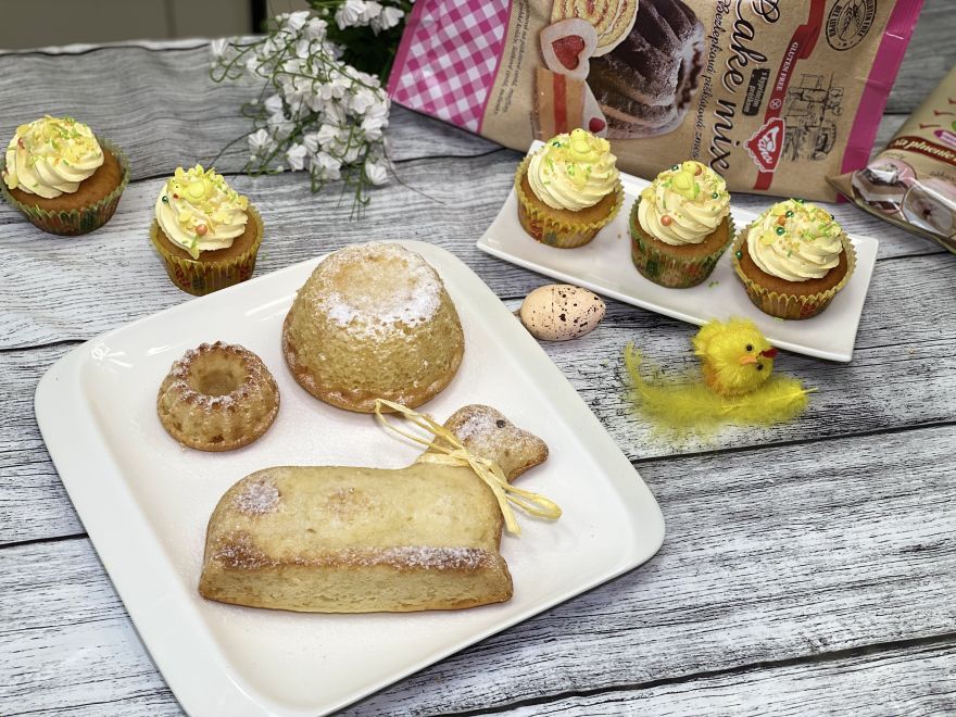 Hrníčkový bezlepkový velikonoční beránek