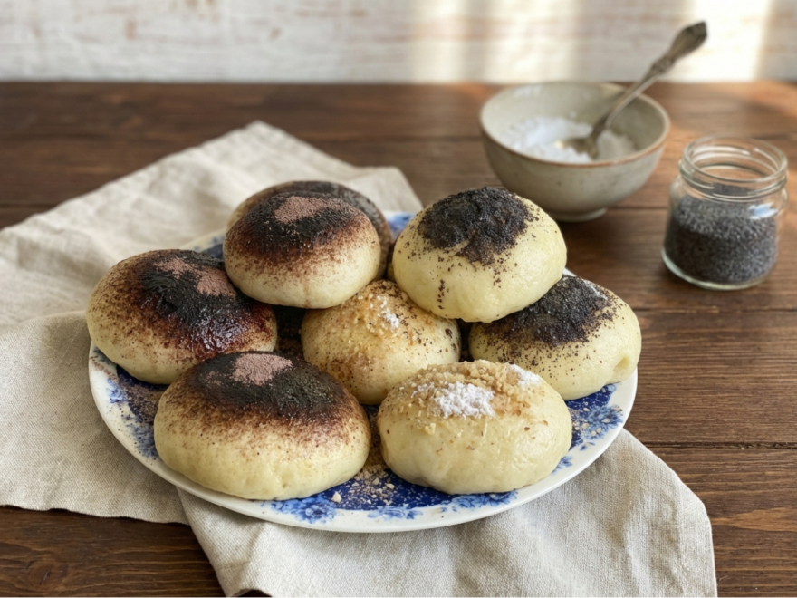 Bezlepkové buchty na páře