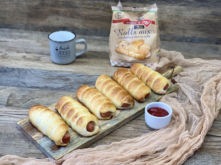 Gluténmentes hot dog