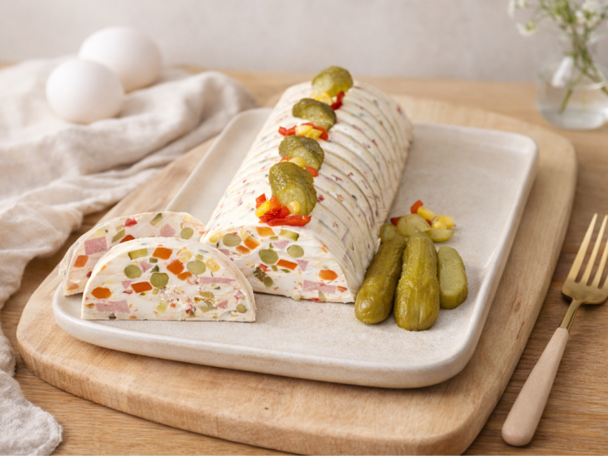 Vaječná tlačenka s želatinou