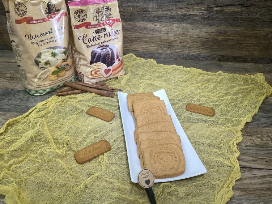 Bezlepkové karamelovo-škoricové sušienky