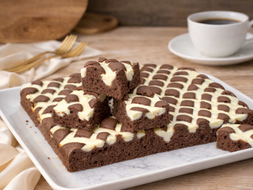 Bezlepkový šťavnatý tvarohový mrežovník