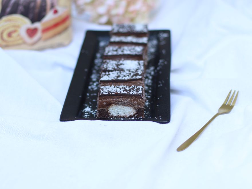 Bezlepkové kokosové rezy