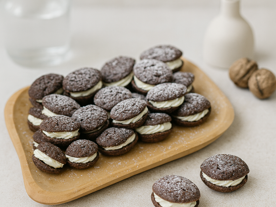 Gluten-free nuts with vanilla cream