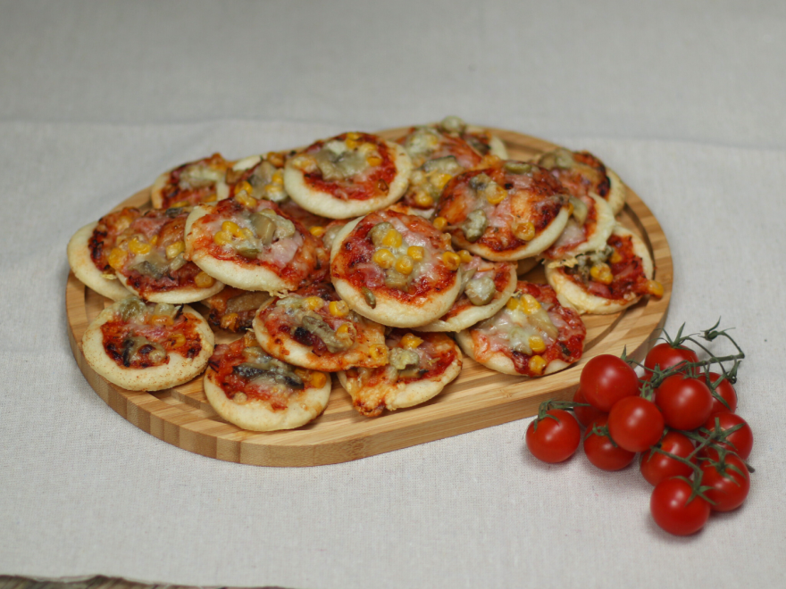 Bezlepkové mini pizzy