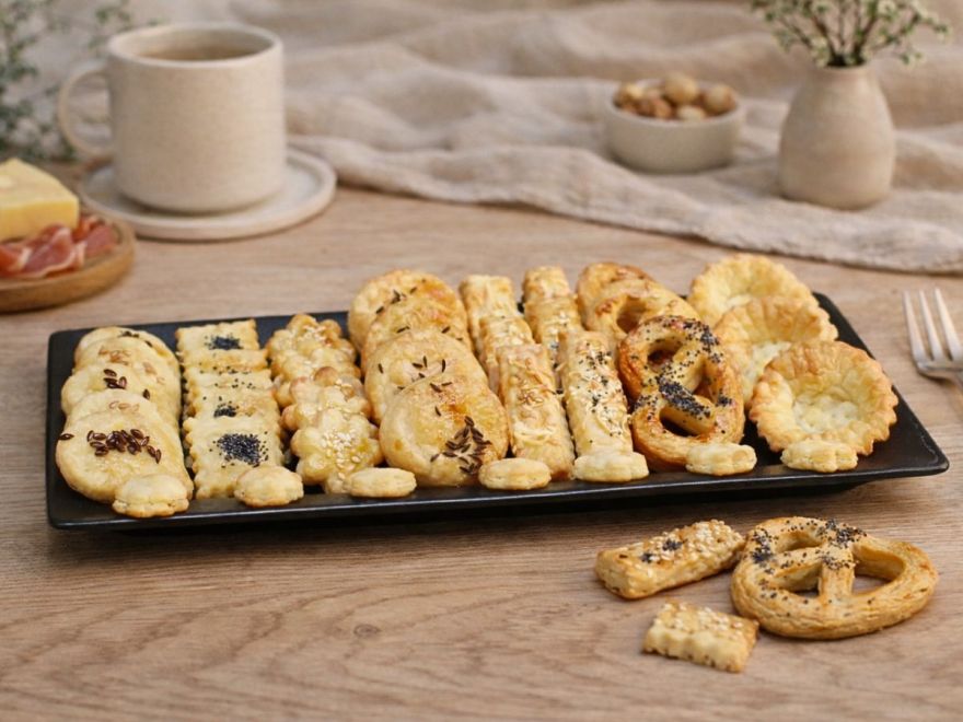 Bezlepkové slané chuťovky