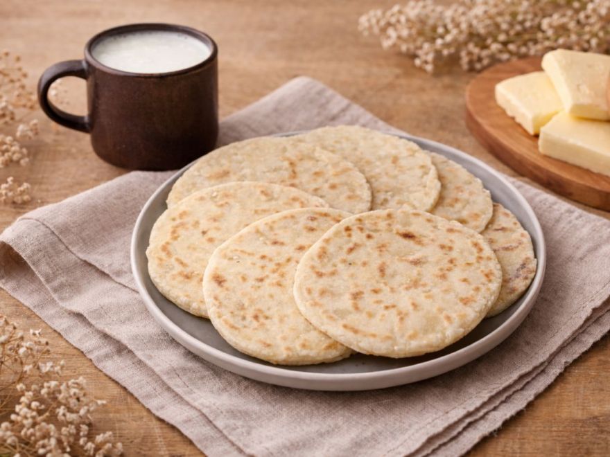 Gluten-free soda lox with sour milk