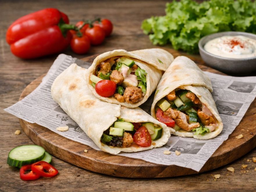 Plnené tortilly bez lepku