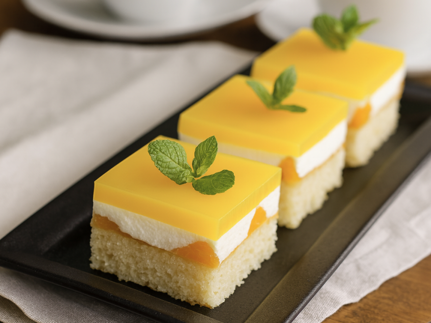 Bezlepkový svěží ovocný zákusek s vitamíny