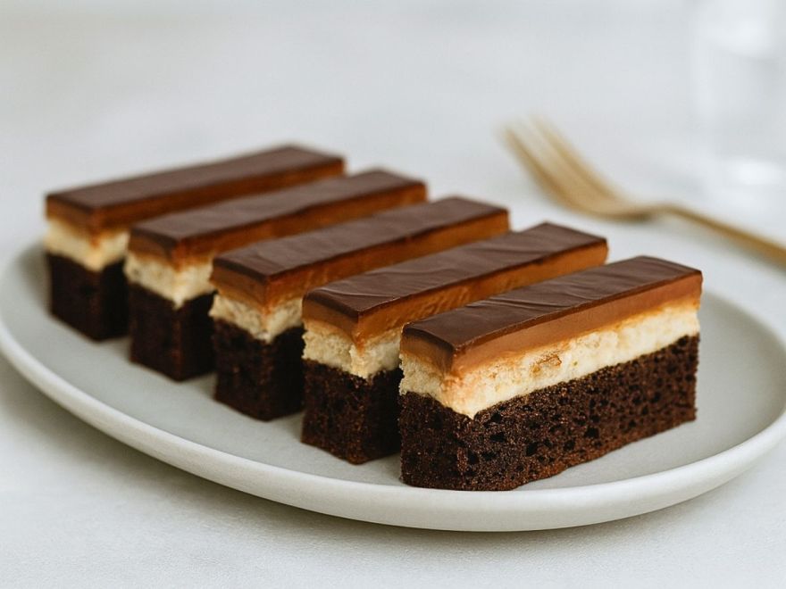 Bezlepkové karamelové rezy