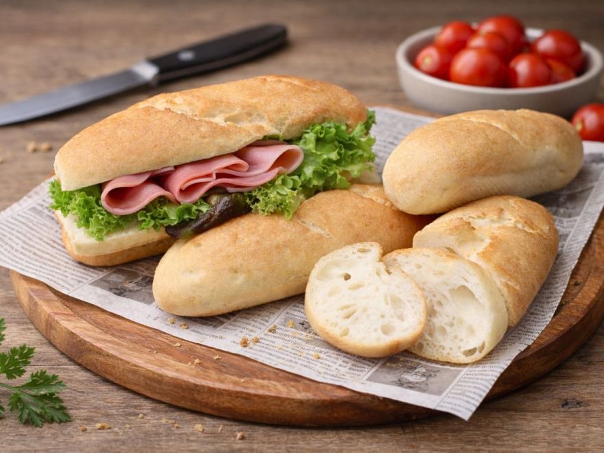 Gluten-free filled baguettes