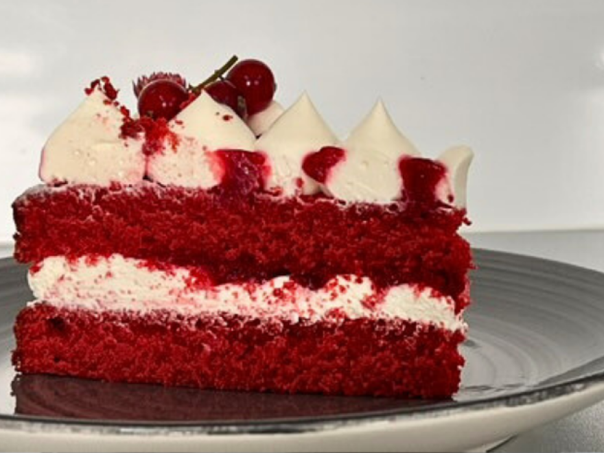 Bezlepková torta- Red Velvet