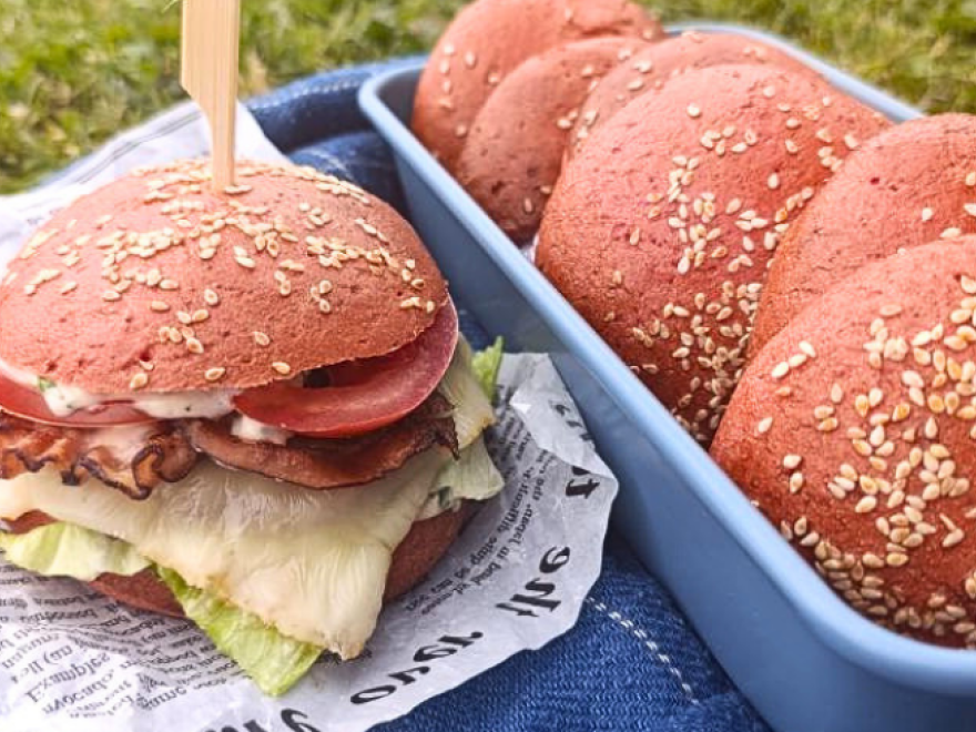 Bezlepkový hamburger