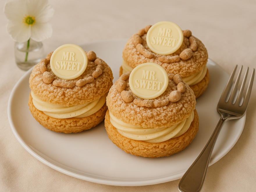 Gluten-free wreaths with a crispy craqueline layer