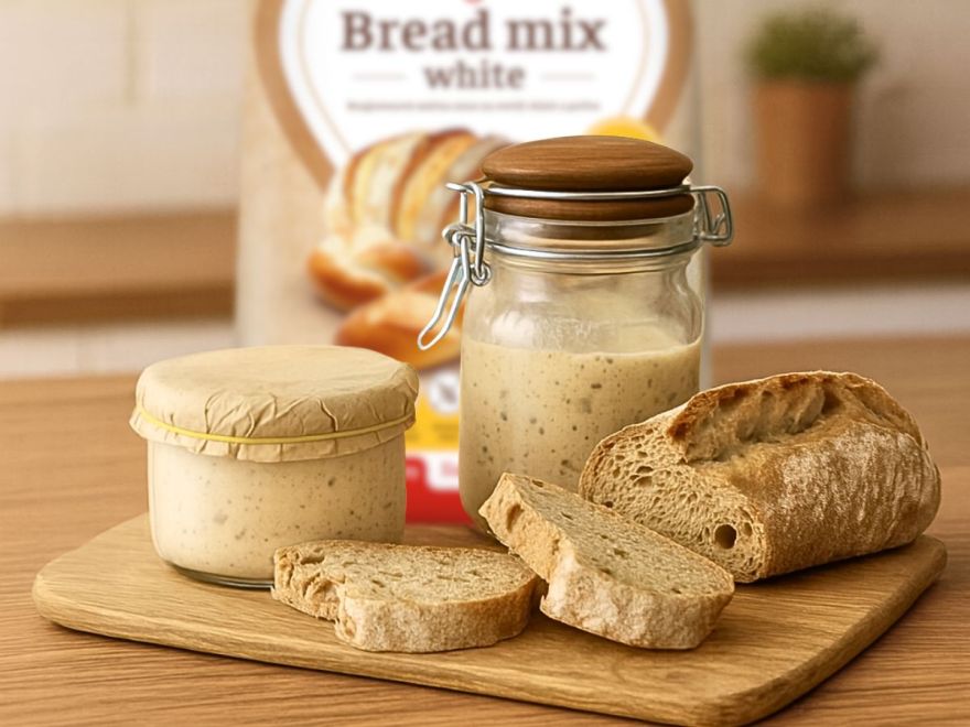 Bezlepkový kvások z múčnej zmesi Liana Bread mix White