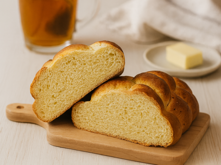 Bezlepková pletená vianočka