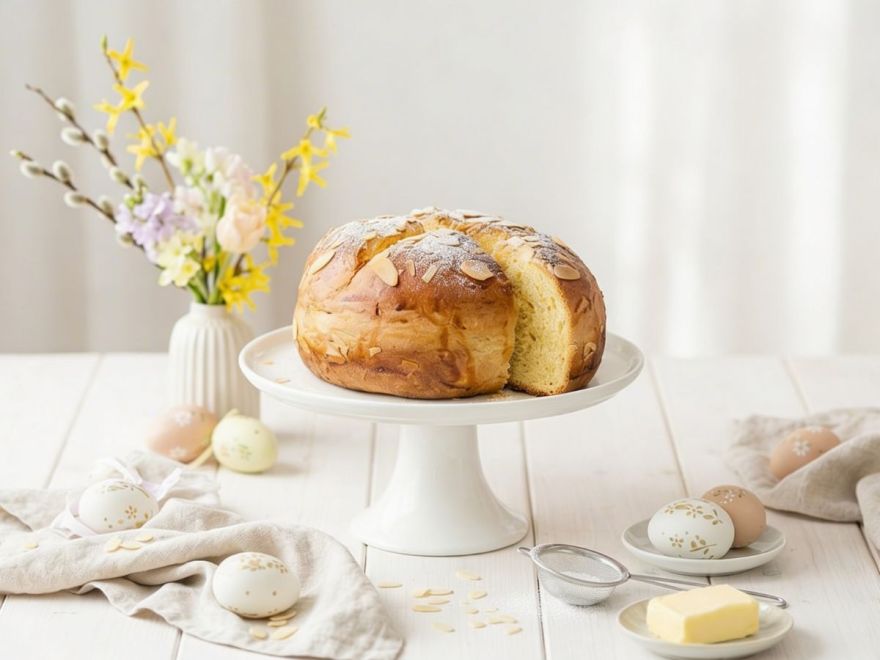 Bezlepkový mazanec s psylliom pre vláčne cesto