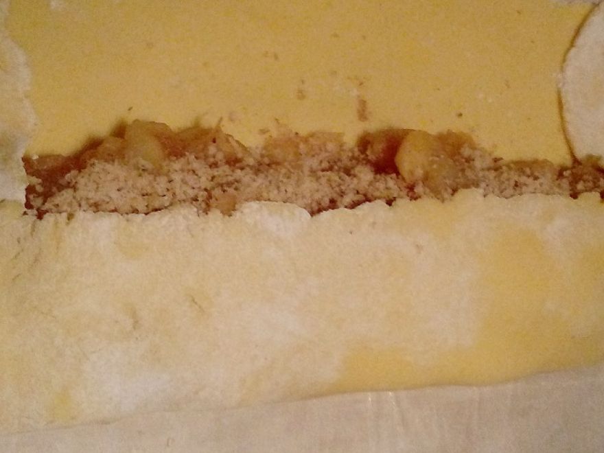 Bezlepková jablková štrúdľa