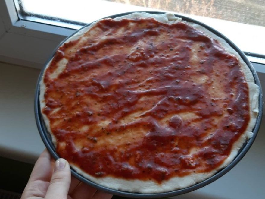 Gluténmentes kovászos pizza