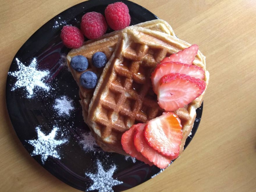 Bezglutenowe gofry na zakwasie