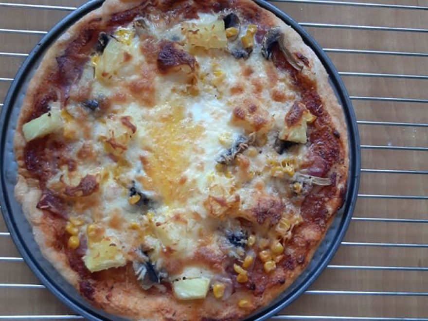 Gluténmentes kovászos pizza