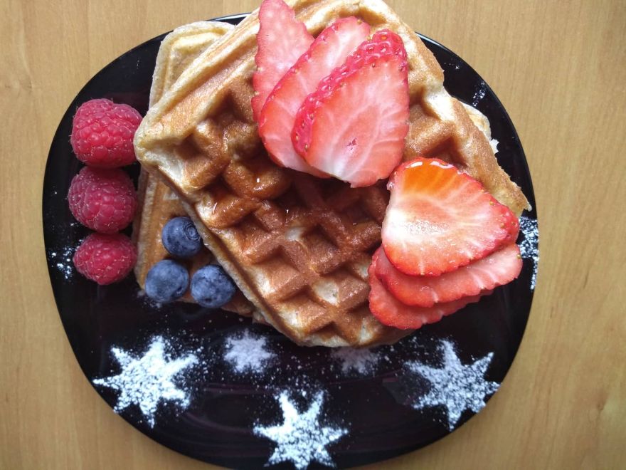 Bezglutenowe gofry na zakwasie