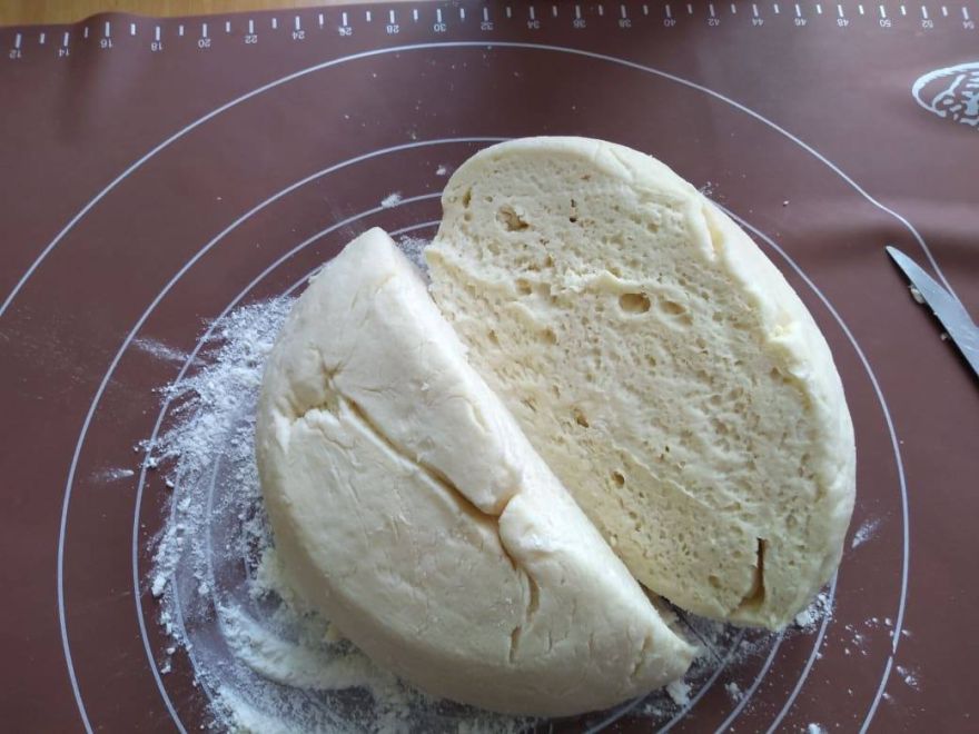 Gluten-free sourdough rolls with chocolate and nuts