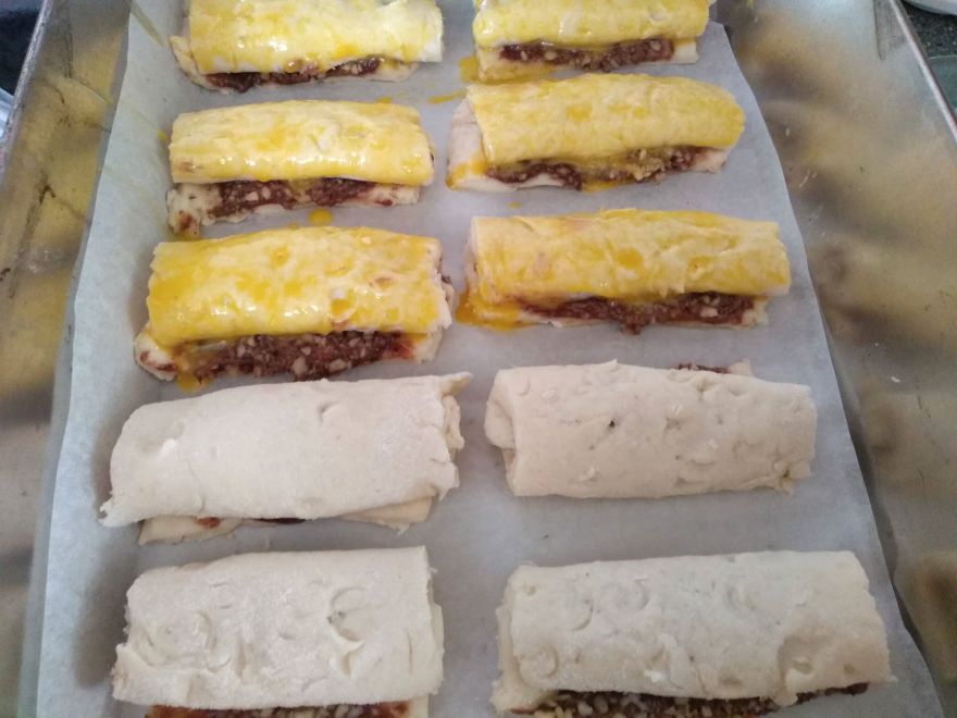 Gluten-free sourdough rolls with chocolate and nuts