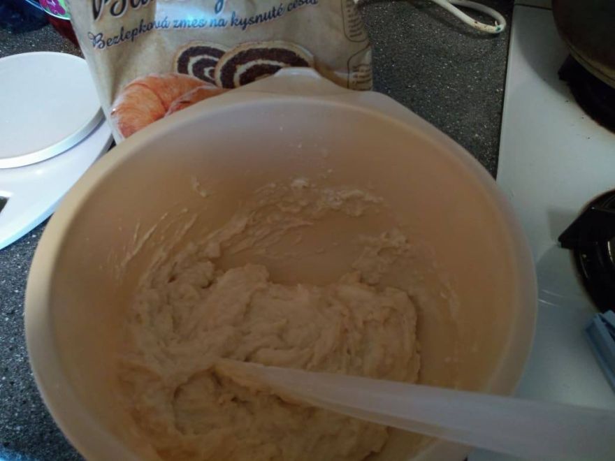 Gluten-free sourdough rolls with chocolate and nuts