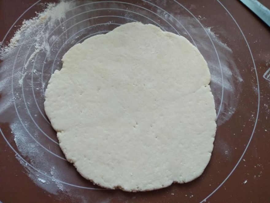 Gluten-free and dairy-free sourdough rolls filled with chocolate and marzipan