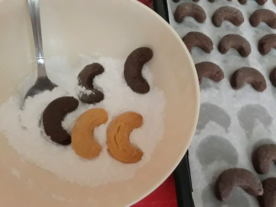 Bezlepkové vianočné pudingové rožteky