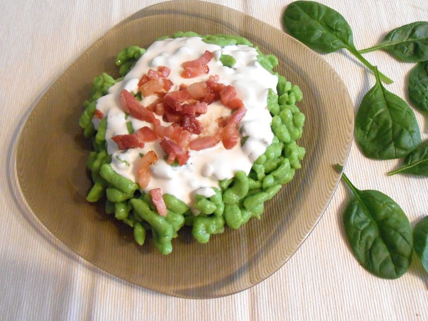 Gluten-free spinach gnocchi