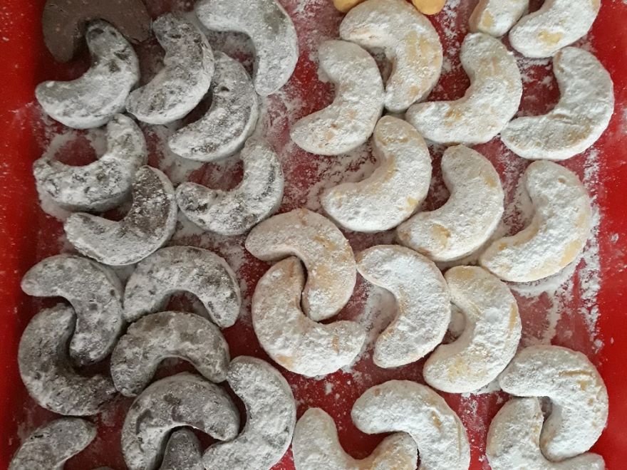 Bezlepkové vianočné pudingové rožteky