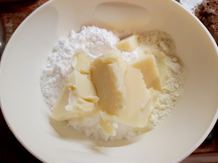 Bezlepkové dvoubarevné kostky